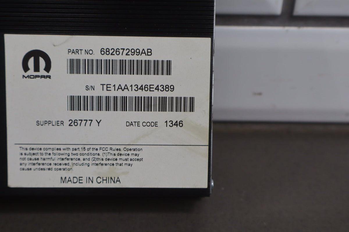 2015-2023 Dodge Challenger Radio Amplifier 68267299ab OEM