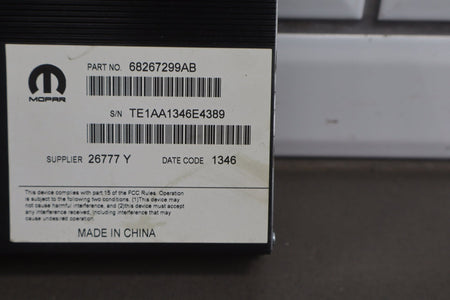 2015-2023 Dodge Challenger Radio Amplifier 68267299ab OEM