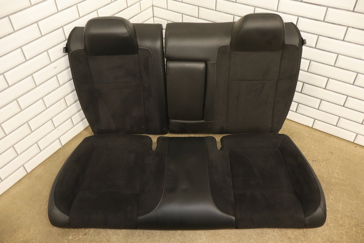 2015-2023 Dodge Challenger Scat Pack Shaker Leather/Alcantara Seat Set Black