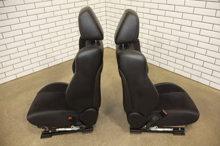 2015-2023 Dodge Challenger Scat Pack Shaker Leather/Alcantara Seat Set Black