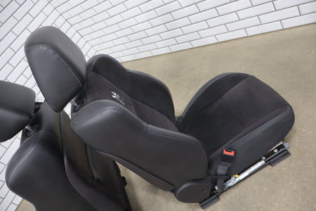 2015-2023 Dodge Challenger Scat Pack Shaker Leather/Alcantara Seat Set Black
