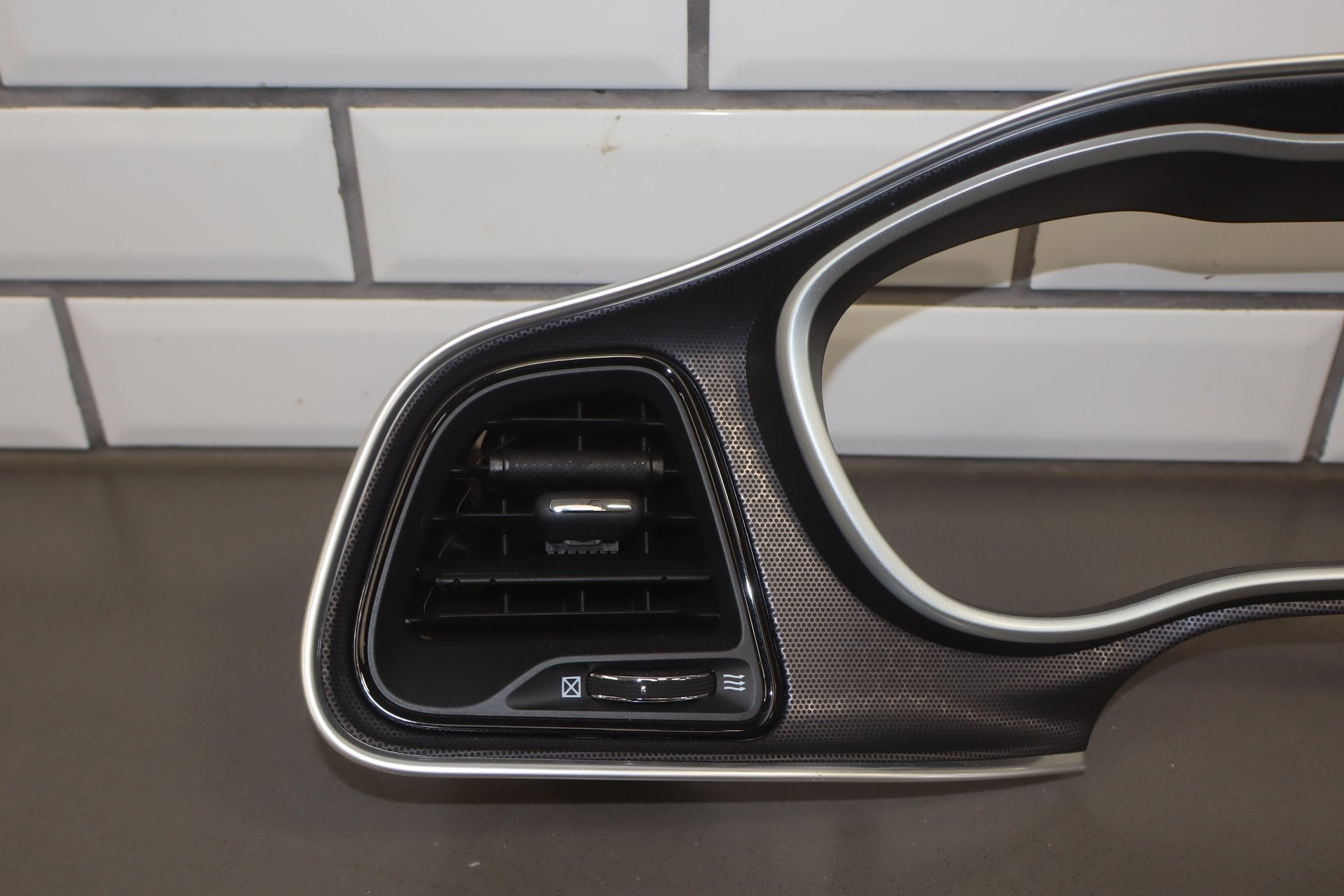 2015-2023 Dodge Challenger SRT/Hellcat Carbon Fiber Look Speedometer Radio Bezel
