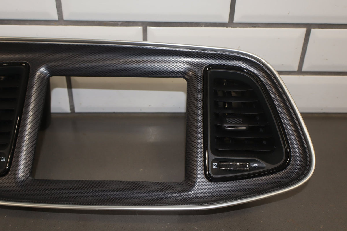 2015-2023 Dodge Challenger SRT/Hellcat Carbon Fiber Look Speedometer Radio Bezel