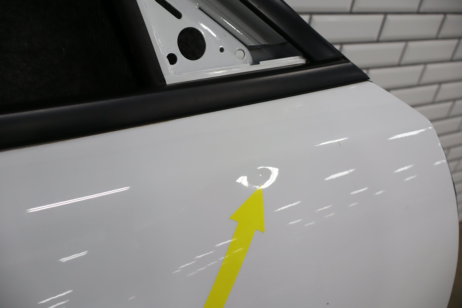 2015-2023 Dodge Charger Right Front Door White Knuckle PW7 68268054AC
