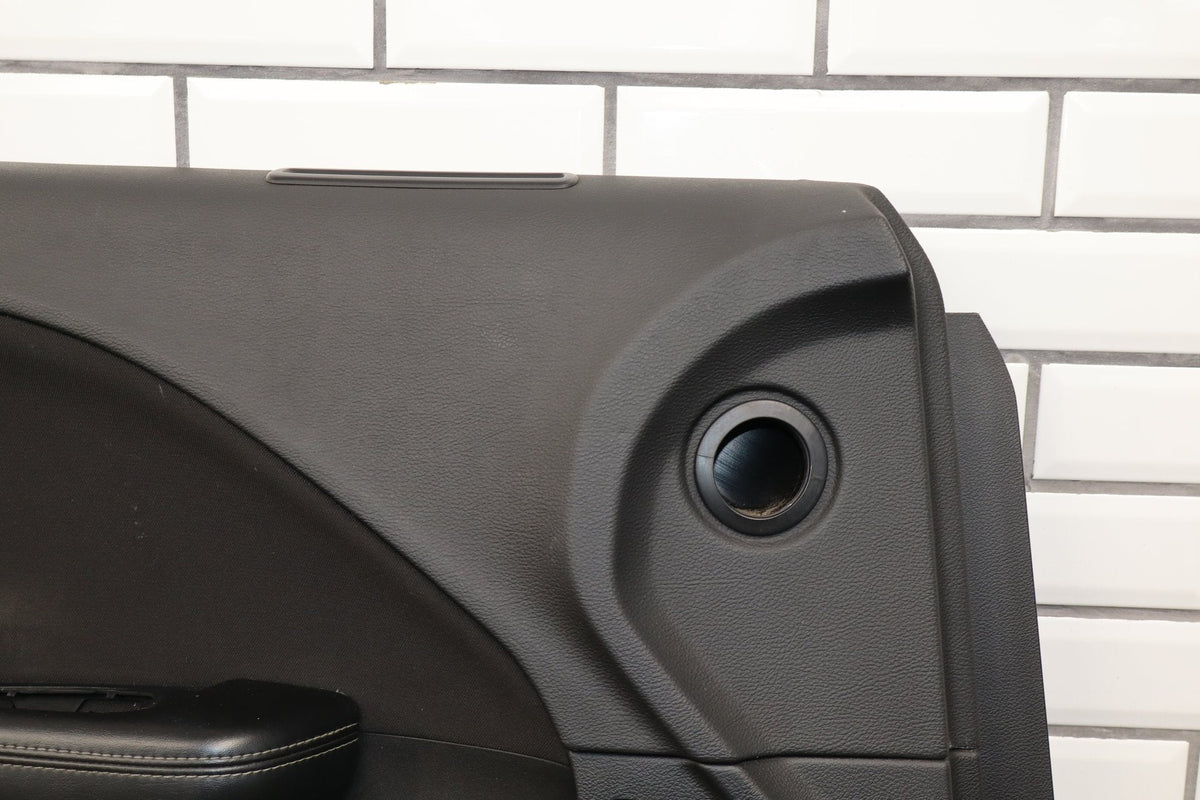2015-22 Dodge Challenger LH Door Panel Black X9 Less Switch