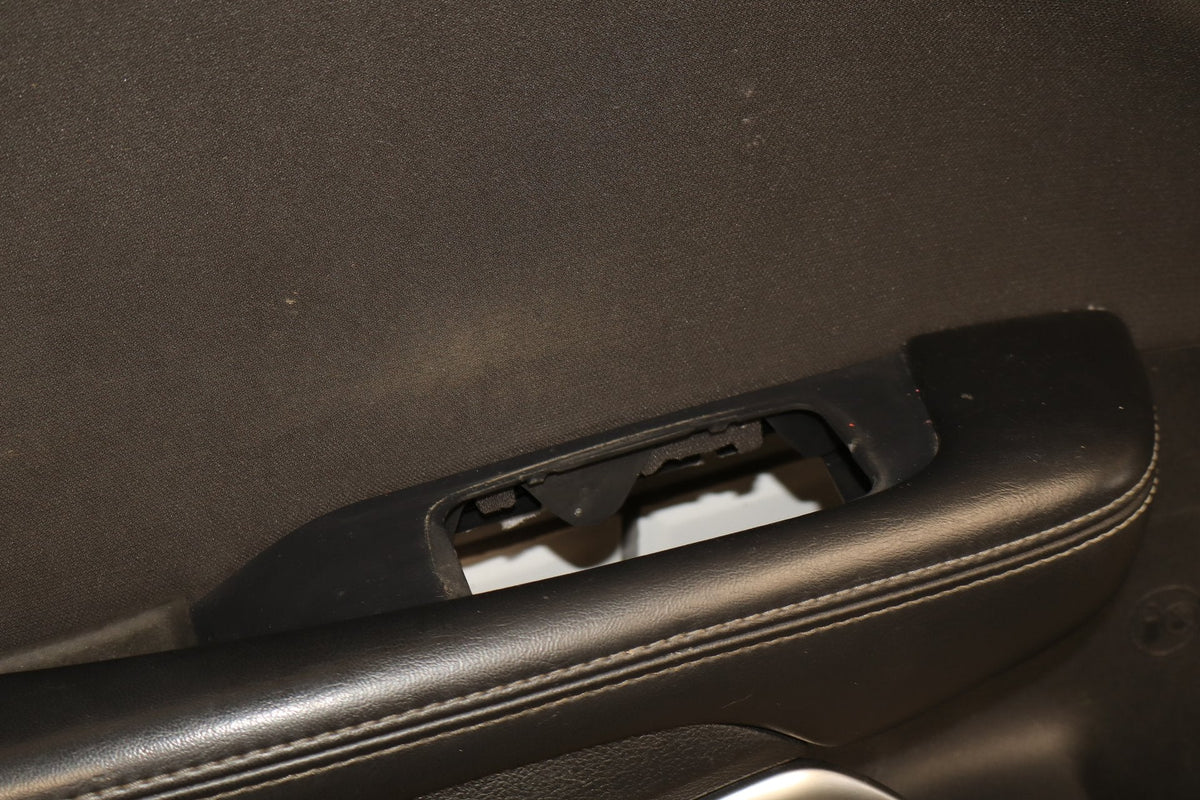 2015-22 Dodge Challenger LH Door Panel Black X9 Less Switch