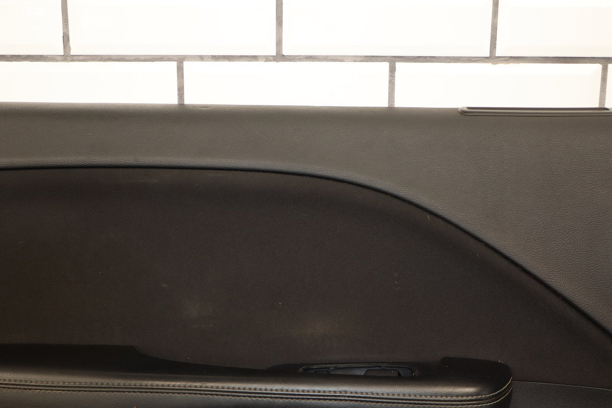2015-22 Dodge Challenger LH Door Panel Black X9 Less Switch