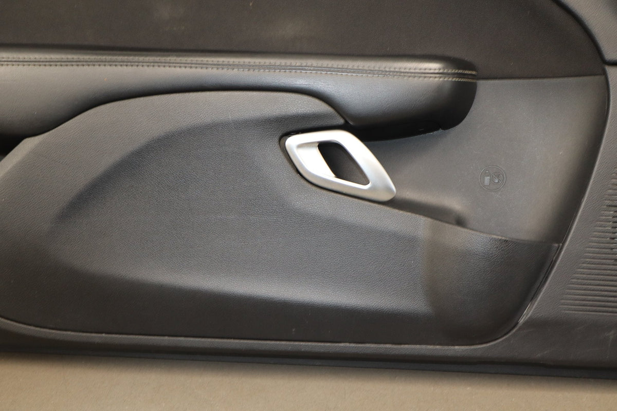 2015-22 Dodge Challenger LH Door Panel Black X9 Less Switch