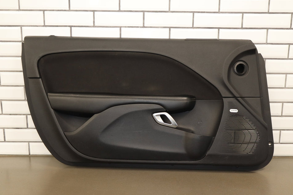 2015-22 Dodge Challenger LH Door Panel Black X9 Less Switch