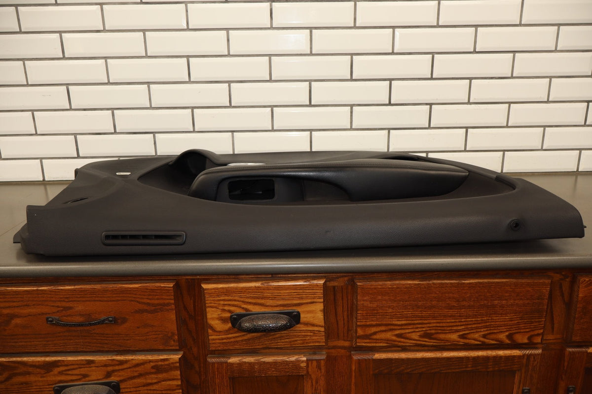 2015-22 Dodge Challenger LH Door Panel Black X9 Less Switch