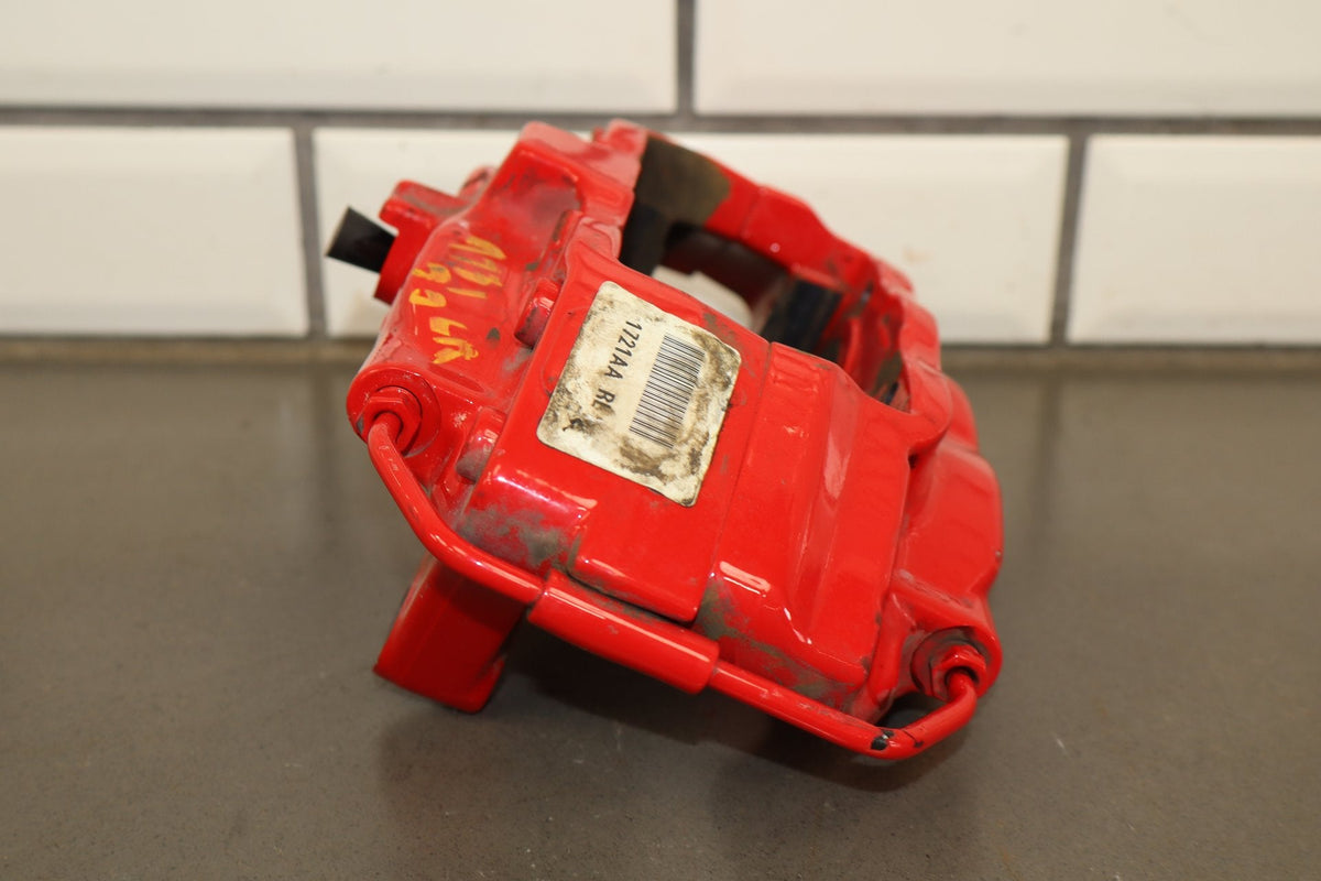 2015-23 Challenger Hellcat LH Rear 4-Piston Brembo Caliper Red