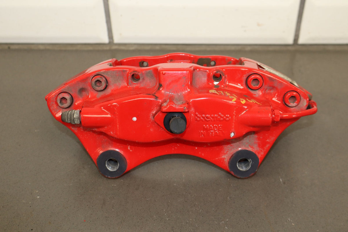 2015-23 Challenger Hellcat LH Rear 4-Piston Brembo Caliper Red