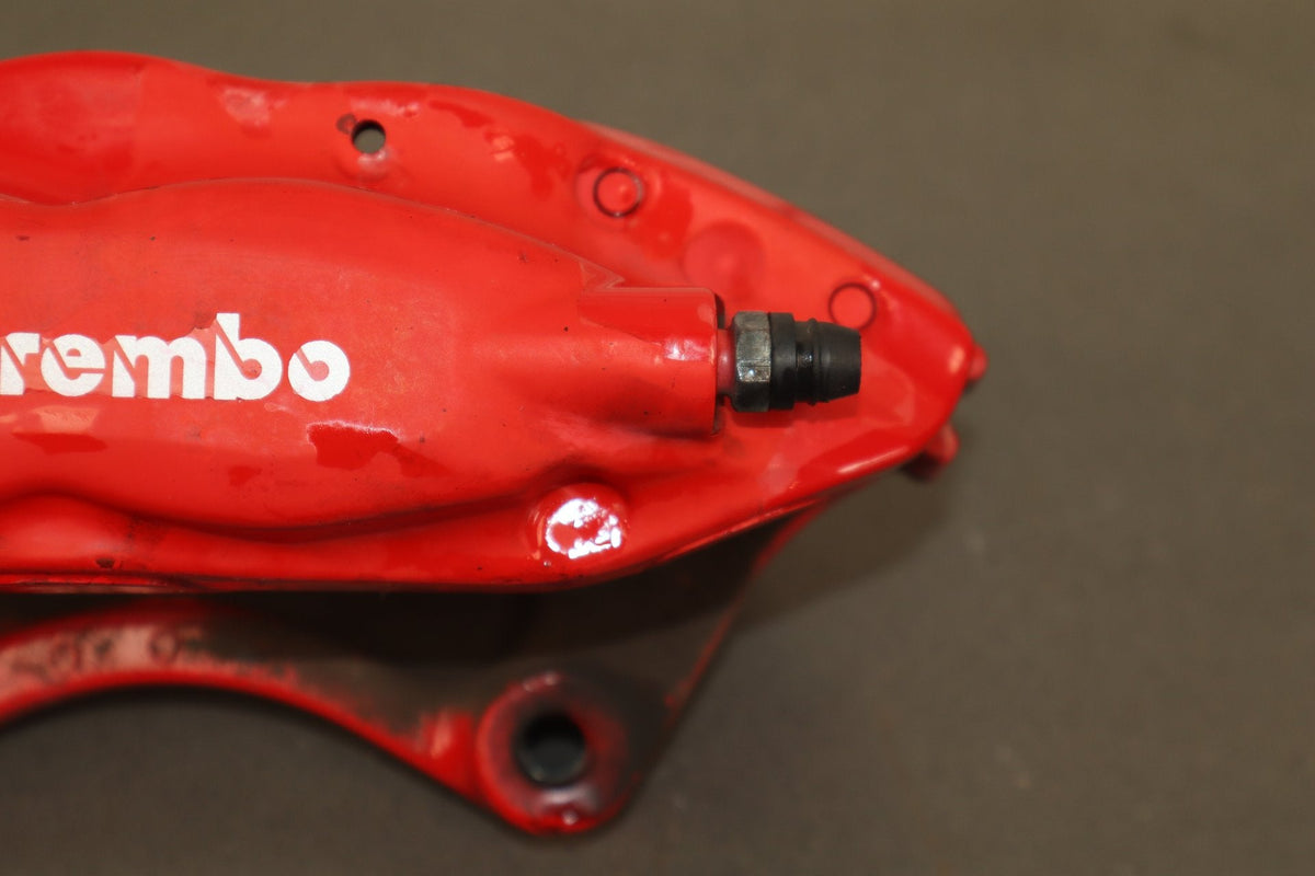 2015-23 Challenger Hellcat LH Rear 4-Piston Brembo Caliper Red