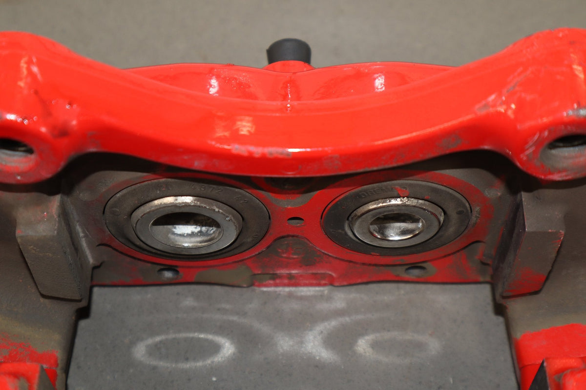 2015-23 Challenger Hellcat RH Rear 4-Piston Brembo Caliper Red
