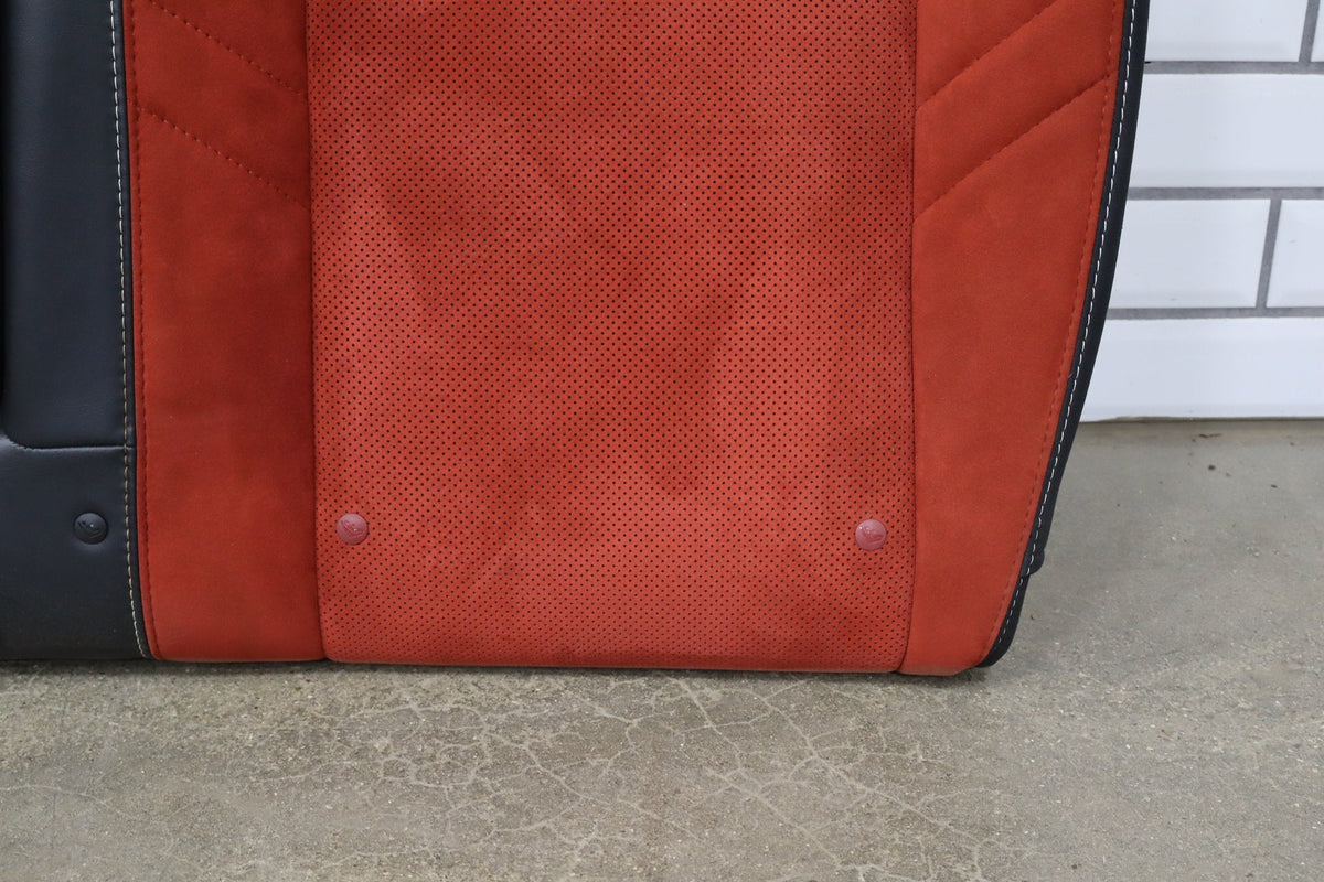 2015-23 Challenger LH Rear Seat Back Complete Ruby Red XC