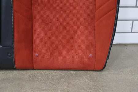 2015-23 Challenger LH Rear Seat Back Complete Ruby Red XC