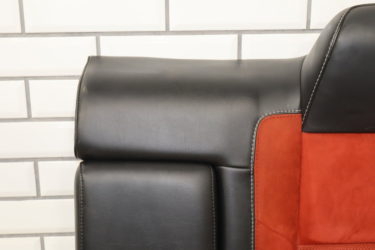 2015-23 Challenger LH Rear Seat Back Complete Ruby Red XC