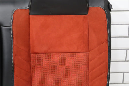 2015-23 Challenger LH Rear Seat Back Complete Ruby Red XC