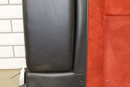 2015-23 Challenger LH Rear Seat Back Complete Ruby Red XC