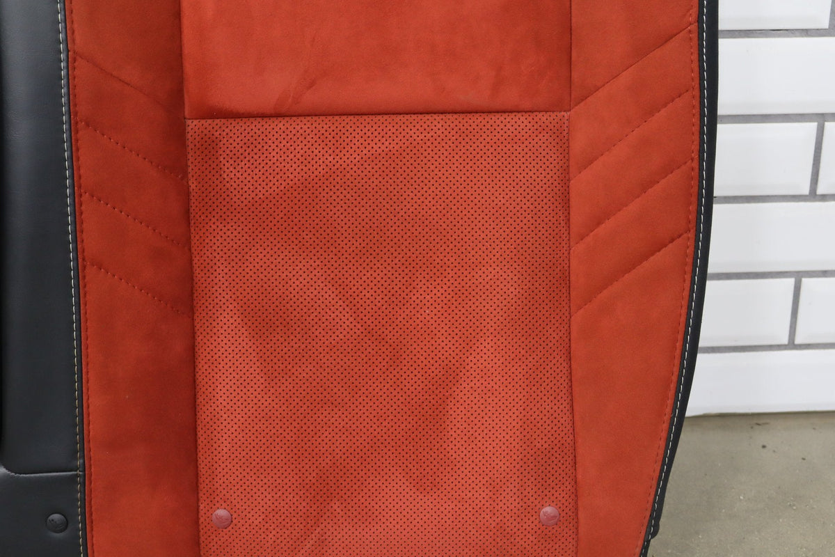 2015-23 Challenger LH Rear Seat Back Complete Ruby Red XC
