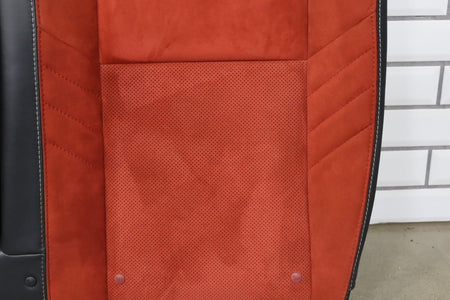 2015-23 Challenger LH Rear Seat Back Complete Ruby Red XC