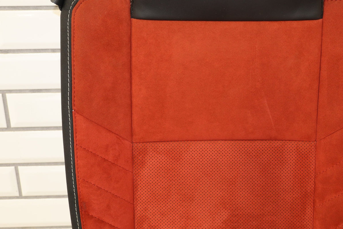 2015-23 Challenger RH Rear Seat Back Complete Ruby Red XC