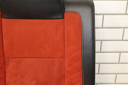 2015-23 Challenger RH Rear Seat Back Complete Ruby Red XC