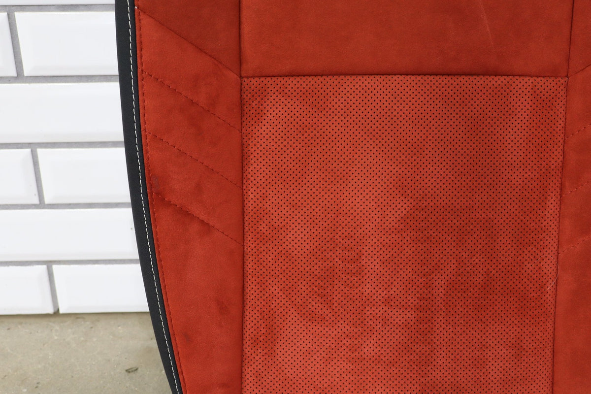 2015-23 Challenger RH Rear Seat Back Complete Ruby Red XC