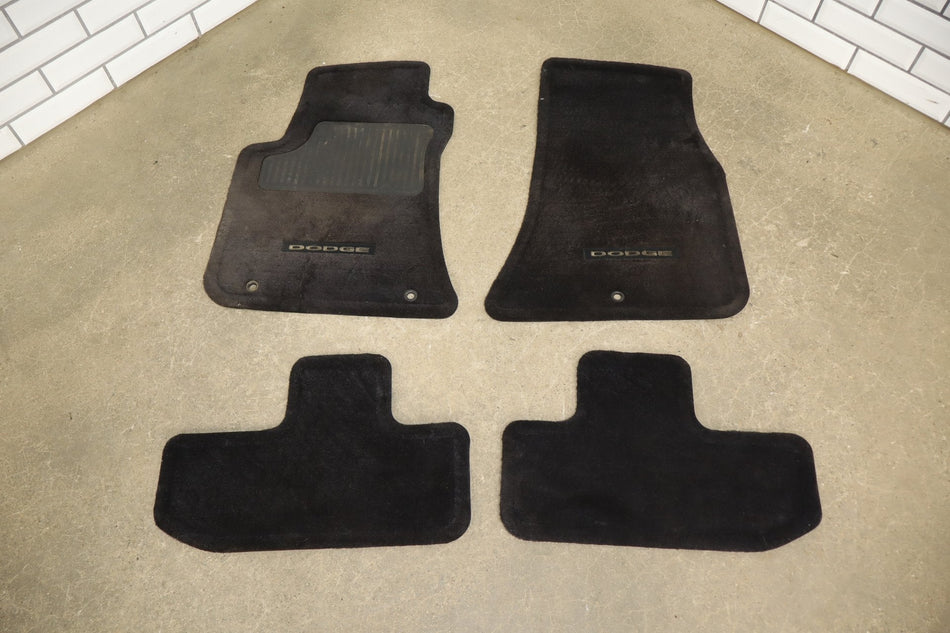 2015-23 Dodge Challenger Cloth Floor Mat Set 4pc OEM