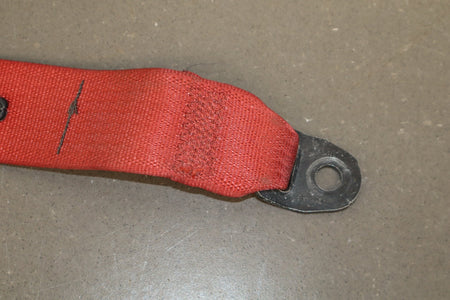 2015-23 Dodge Challenger LH Rear Seat Belt Ruby Red XC OEM