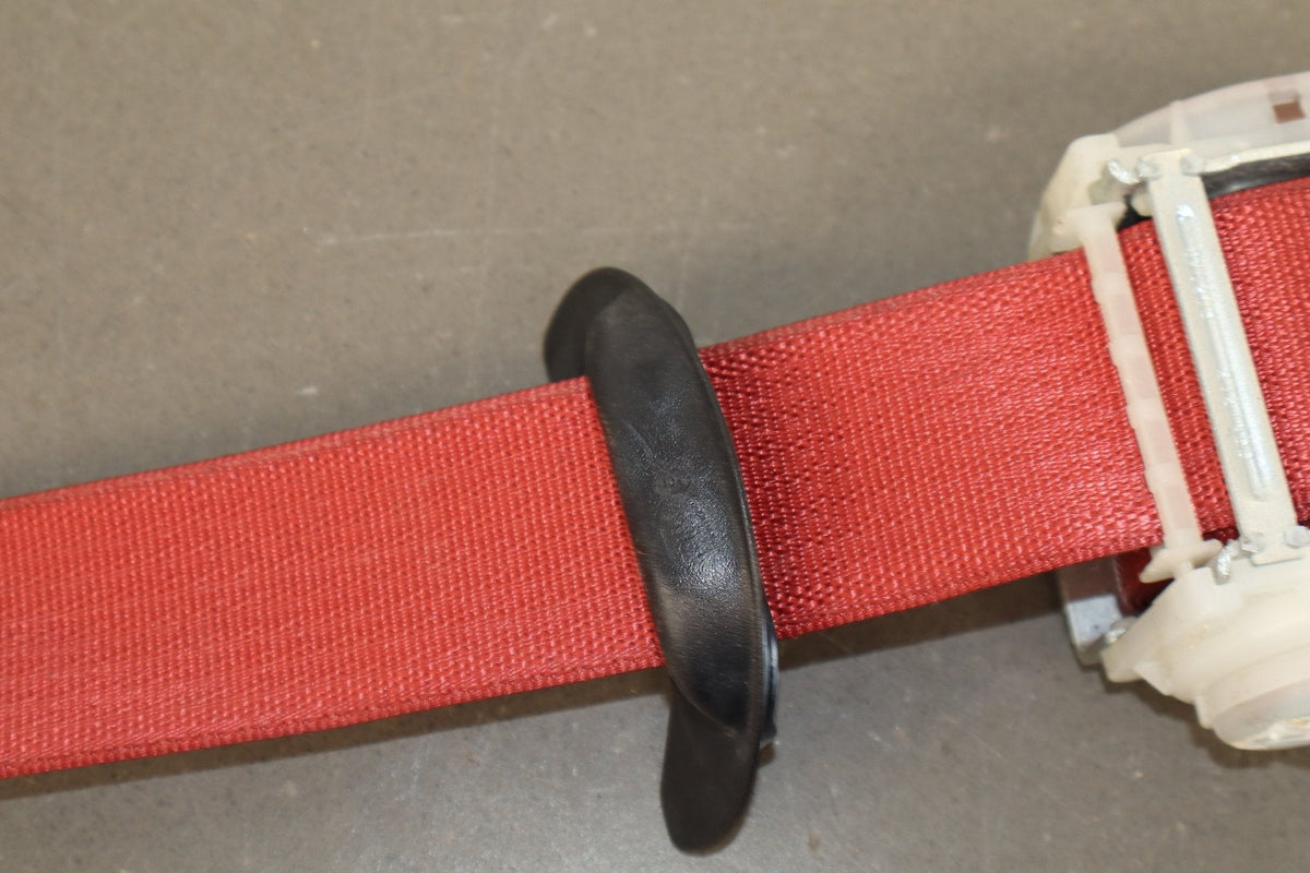 2015-23 Dodge Challenger LH Rear Seat Belt Ruby Red XC OEM