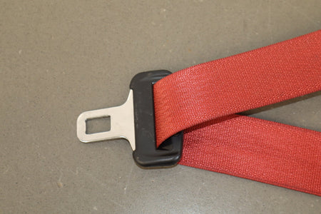 2015-23 Dodge Challenger LH Rear Seat Belt Ruby Red XC OEM