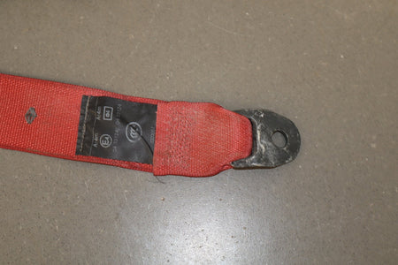 2015-23 Dodge Challenger LH Rear Seat Belt Ruby Red XC OEM