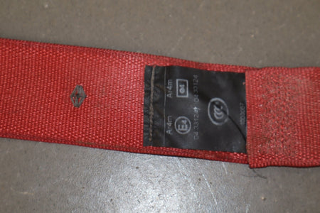 2015-23 Dodge Challenger LH Rear Seat Belt Ruby Red XC OEM