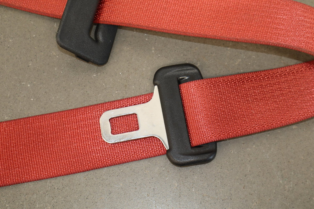 2015-23 Dodge Challenger Rear Center Seat Belt Ruby Red XC