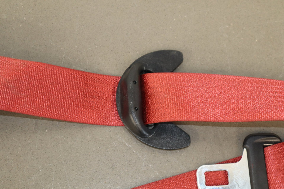 2015-23 Dodge Challenger RH Rear Seat Belt Ruby Red XC OEM