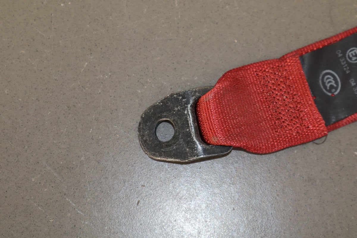 2015-23 Dodge Challenger RH Rear Seat Belt Ruby Red XC OEM