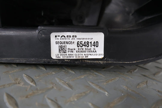 2015 Dodge Charger - Right Rear Door Trim Panel