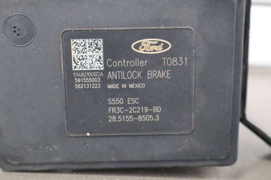 2015 Ford Mustang (Thru 3/19/15) Anti - Lock Brake Pump & Module W/Bracket