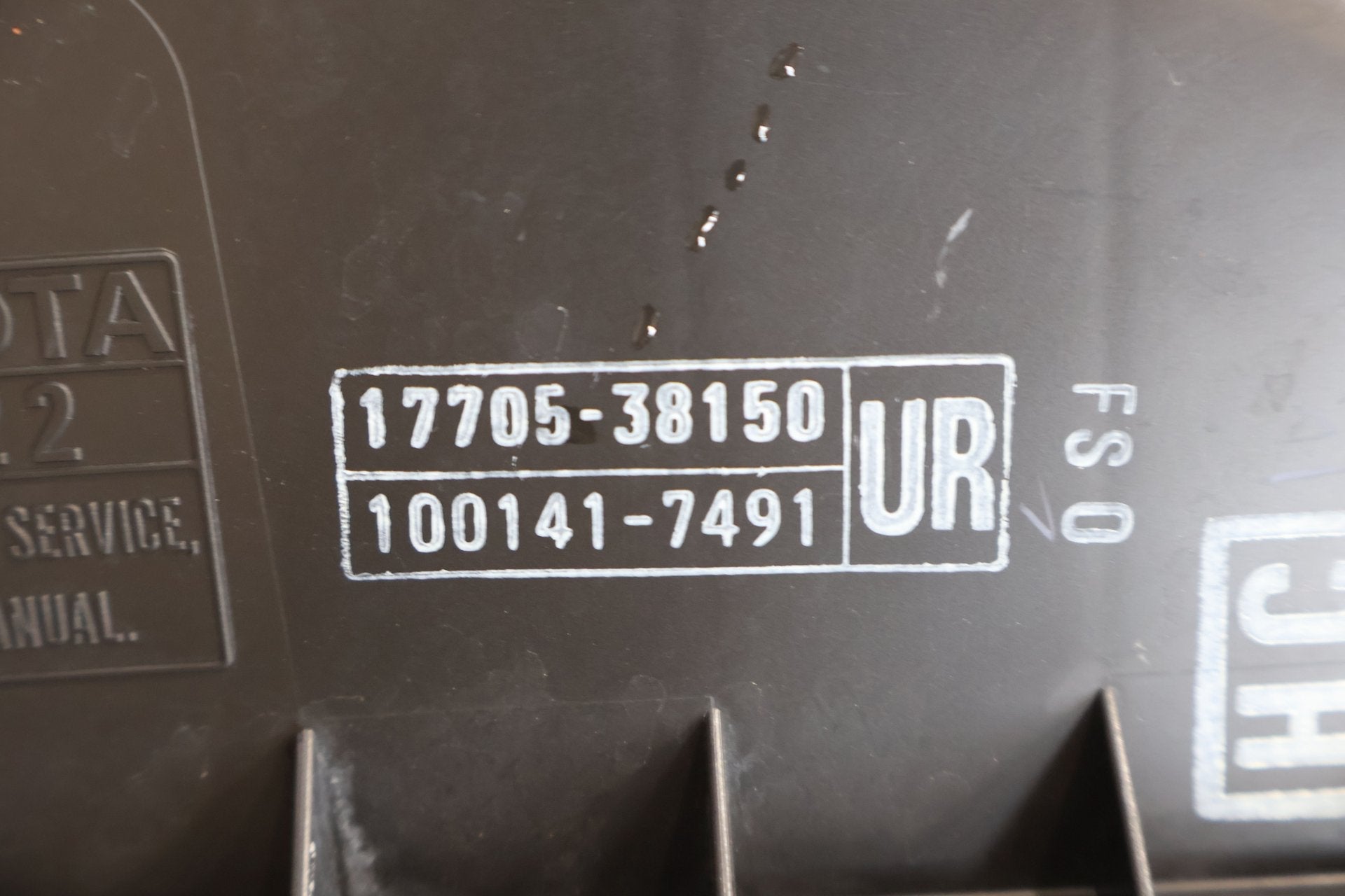 2015 Lexus GX460- Air Cleaner/Box