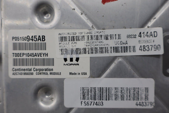 2015 Ram 1500 5.7L Hemi V8 Engine Computer / ECU