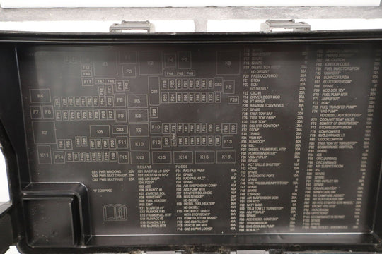 2015 Ram 1500 L Engine Fuse Box