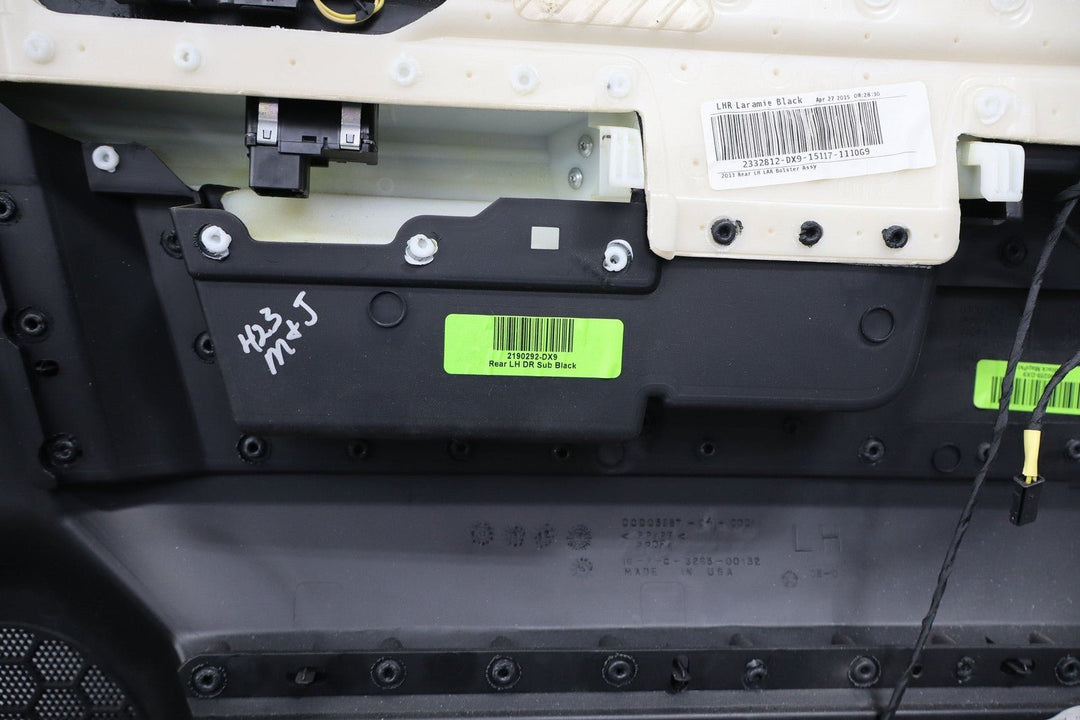 2015 Ram 1500 Laramie Left Rear Door Trim Panel