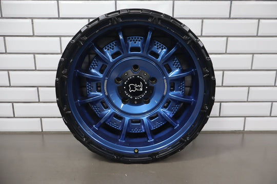 2015 Ram 1500 Single Aftermarket 20x10 Black Rhino Wheel