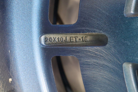 2015 Ram 1500 Single Aftermarket 20x10 Black Rhino Wheel