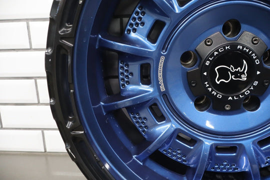 2015 Ram 1500 Single Aftermarket 20x10 Black Rhino Wheel