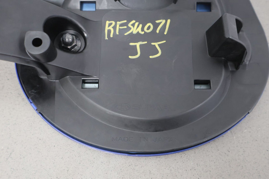2015 Subaru WRX Fuel Filler Door Blue K7X