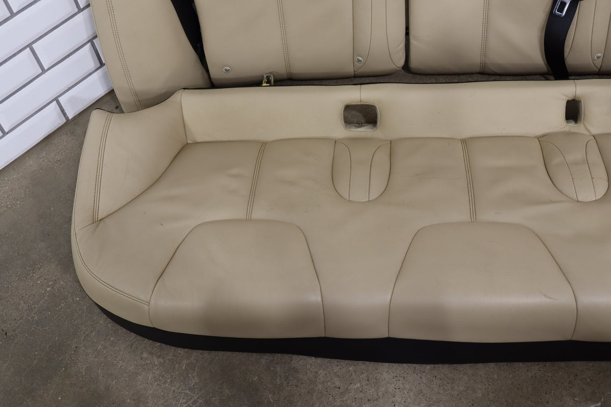 2015 Tesla Model S 85D Synthetic Leather (Leatherette) Seats Set Tan