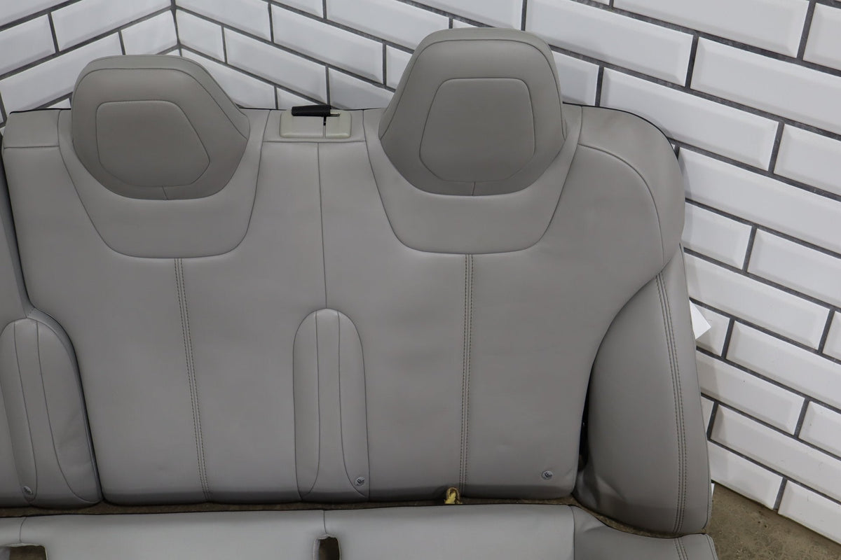 2015 Tesla Model S Synthetic Leather (Leatherette) Seats Set Gray DGY