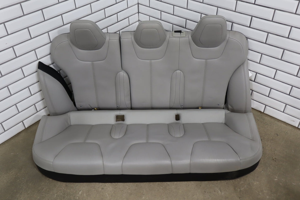 2015 Tesla Model S Synthetic Leather (Leatherette) Seats Set Gray DGY